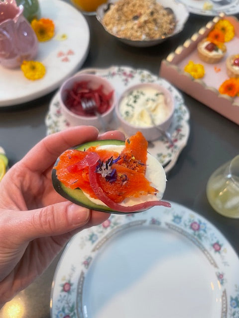 Hibiscus Pickled Onions