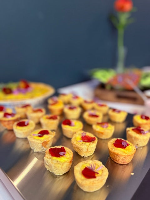 Gourmet Mushroom & Flower Quiche