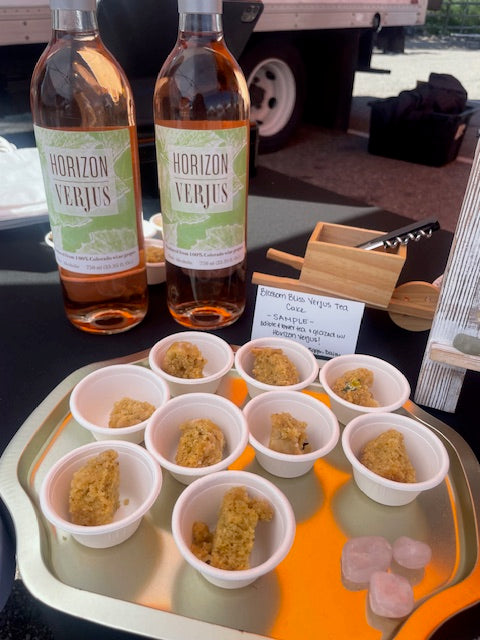 Blossom Bliss + Verjus Tea Cake