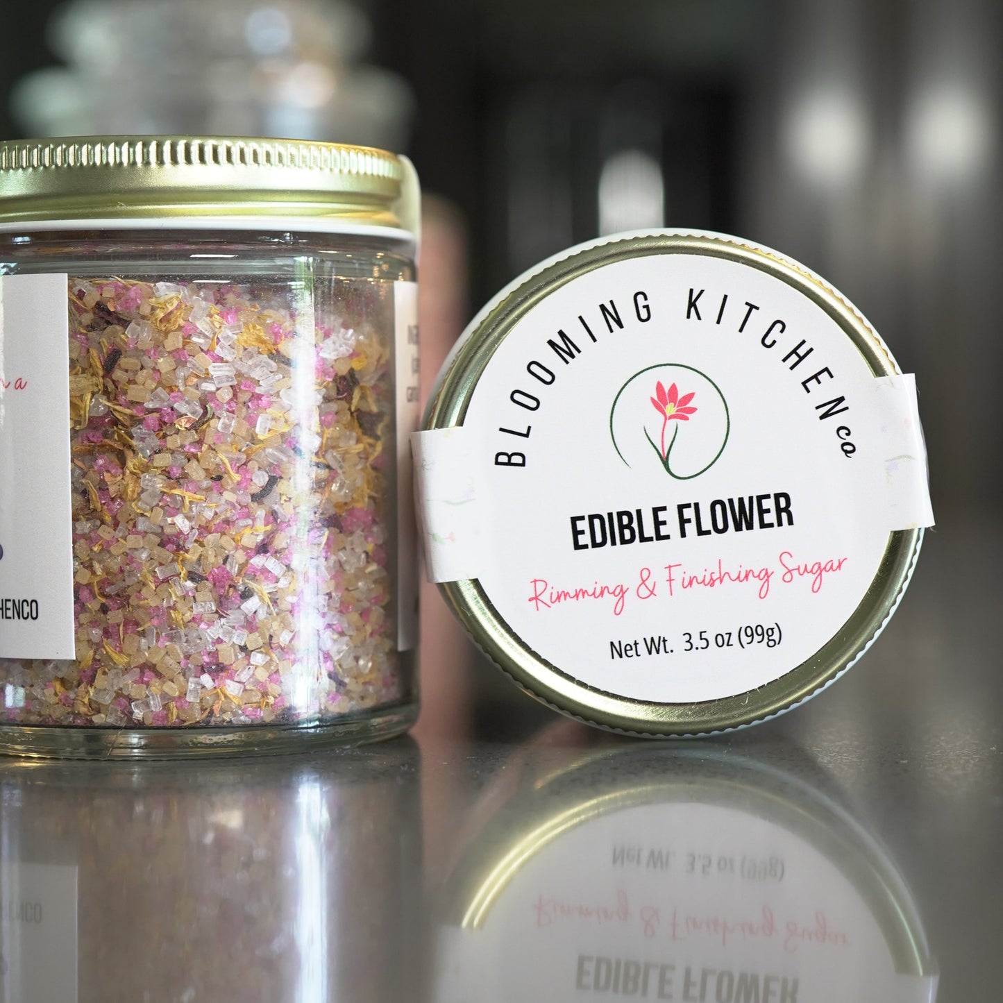 Edible Flower Rimming & Finishing Sugar